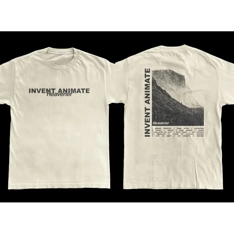 Invent Animate Band Heavener White T Shirt S 5Xl Mk693