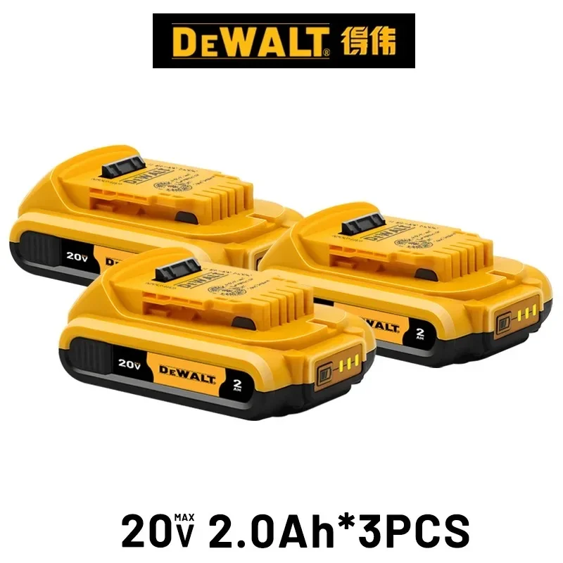 ? ? Originele DeWalt 6Ah/5Ah 20V batterij vervangbaar voor DCD887 DCD805 DCF860 Dcd796 DCG406 DCF880 DCF512 DCD805 accugereedschap