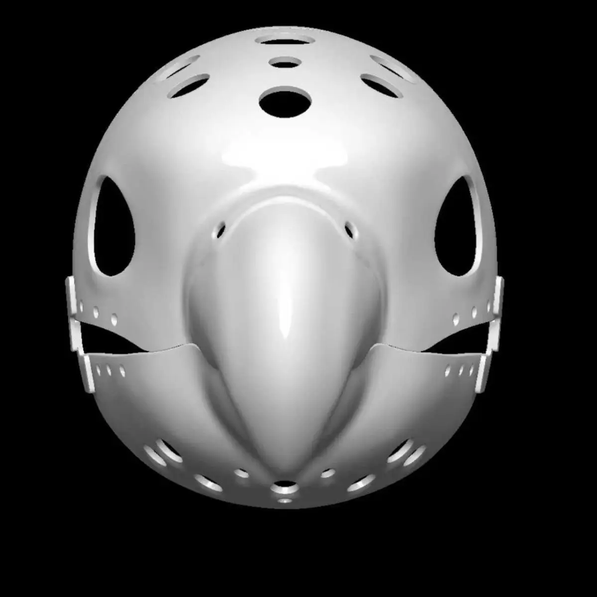 Base Mask Realistic Animal Skull Bird and Parrot Animal Skull Cos Animal Costume Equipped with Hinges