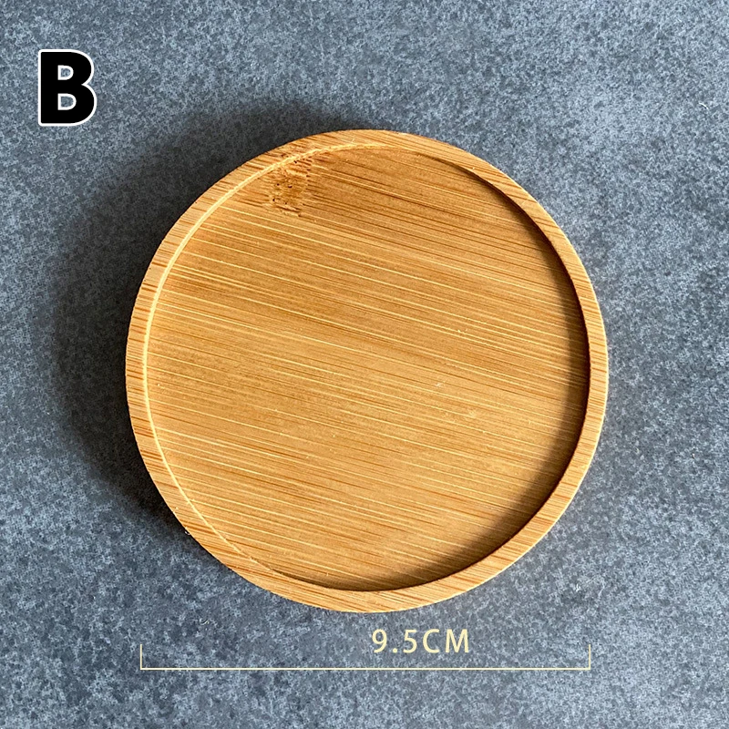 1PC New DIY Bamboo Mosaic Coaster Bottom Mat Handmade Heart Square Coaster Cup Wood Tray Children Handmade Craft Tool Pad