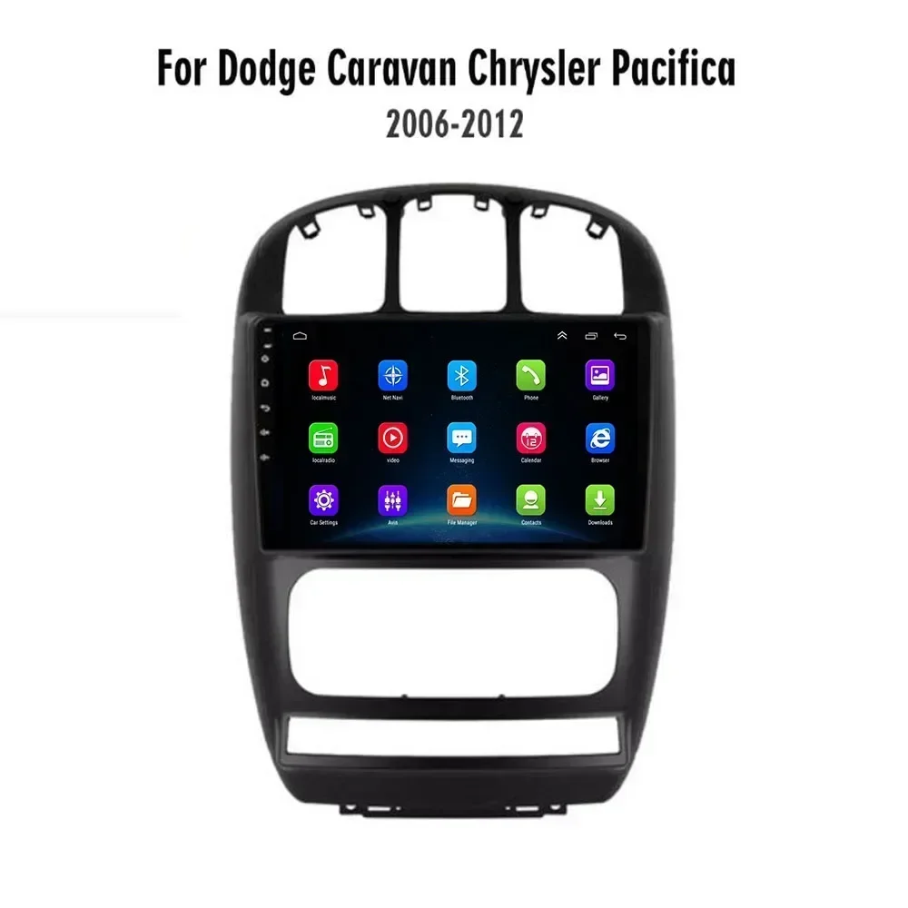 Android 13 For Dodge Caravan Chrysler Pacifica 2006-2012 Autoradio GPS Navigation Car Multimedia Player Carplay No 2din DVD