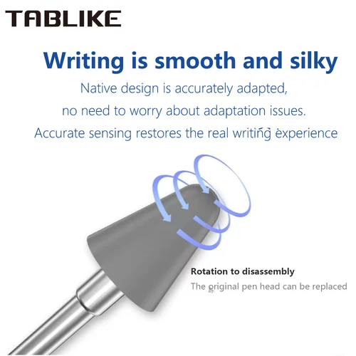 Imagen 2 del producto TABLIKE Puntas de lápiz para Lenovo Precision Pen 3 Puntas, 2/4 PCS Recambio de lápiz óptico para Pad Pro 12,6 11,2 pulgadas (modelo inalámbrico)