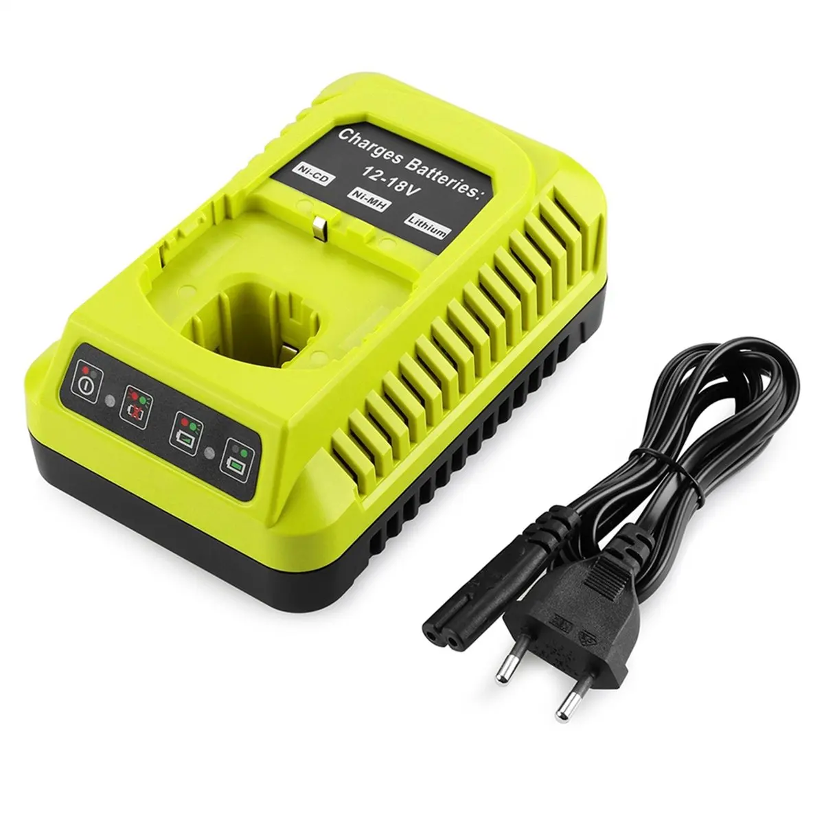 TOP RATED~P117 Battery Charger 12V-18V Replacement for Li- 3A / Ni- & Ni-CD 2A EU Plug