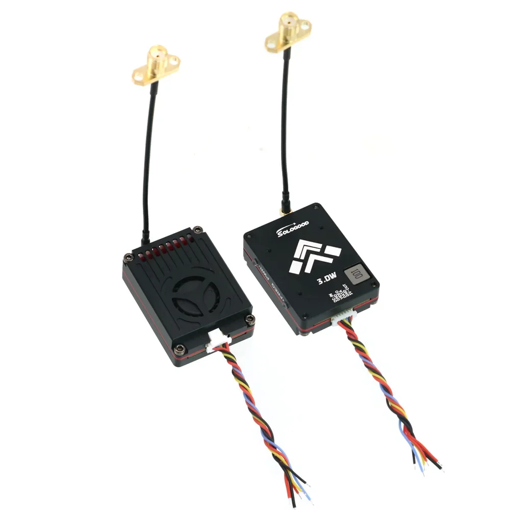 Sologood 5.8G 64CH Long Range VTX 3W 25mW/400mW/800mW/1500mW/3000mW/Pit Mode FPV Transmitter for RC FPV Drone Parts