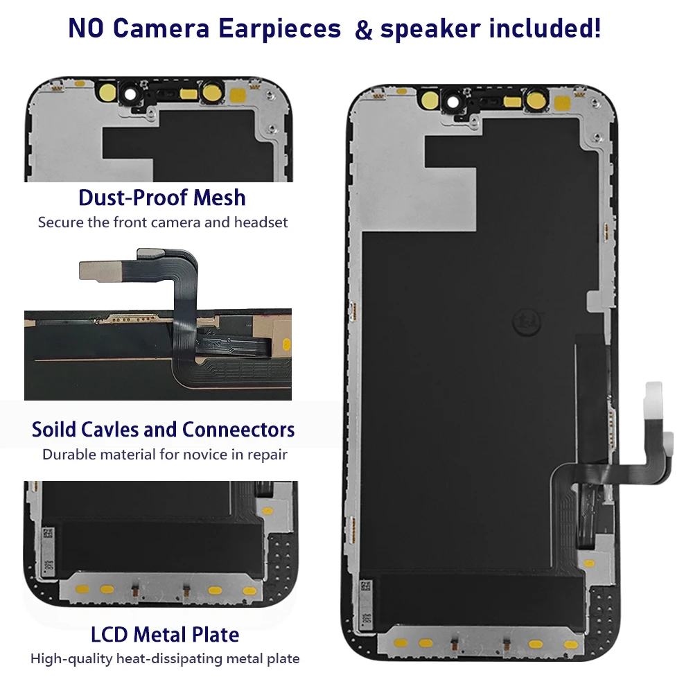 INCELL AAA+ Quality For iPhone 12 12Pro 12 Pro LCD Display Touch Screen Digitizer Assembly for 12pro Screen