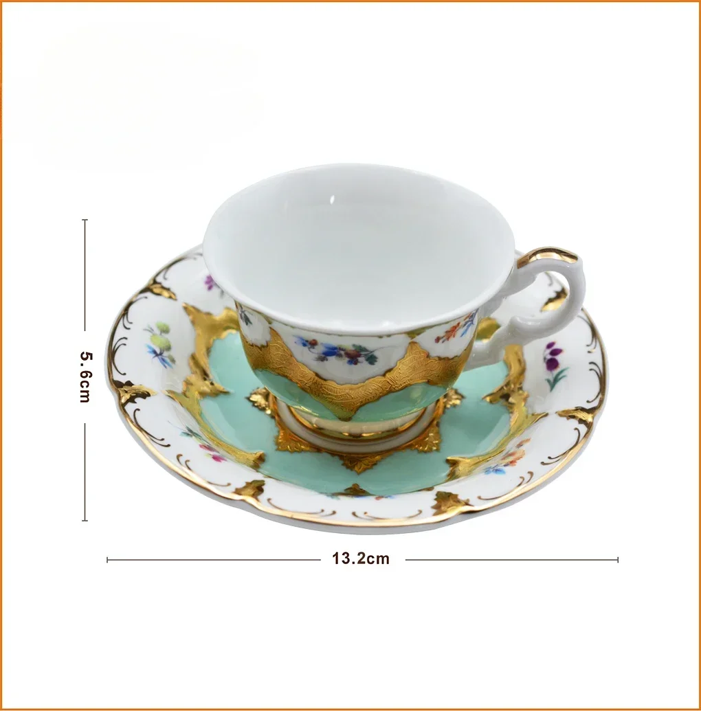 New popular gold cup/saucer set wonderful tea set coffee set gold rim