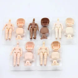 OB11 Body or GSC Head Pink/ Normal/ White/ Coffe Skin Body 1/12 Bjd Doll Accessories Dress Up Toys Gift