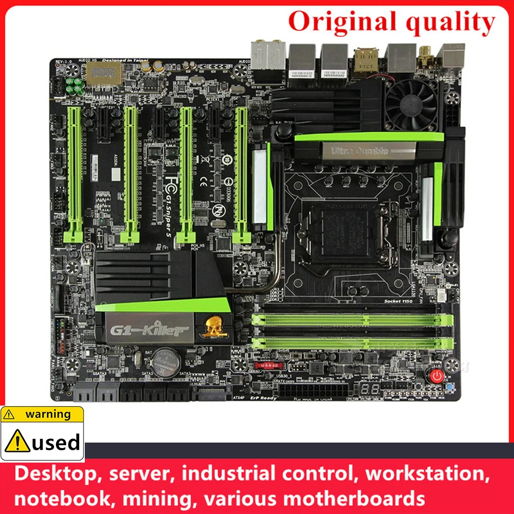 For G1.Sniper 5 Motherboards LGA 1150 DDR3 32GB ATX Intel Z87 Overclocking Desktop Mainboard SATA III USB3.0