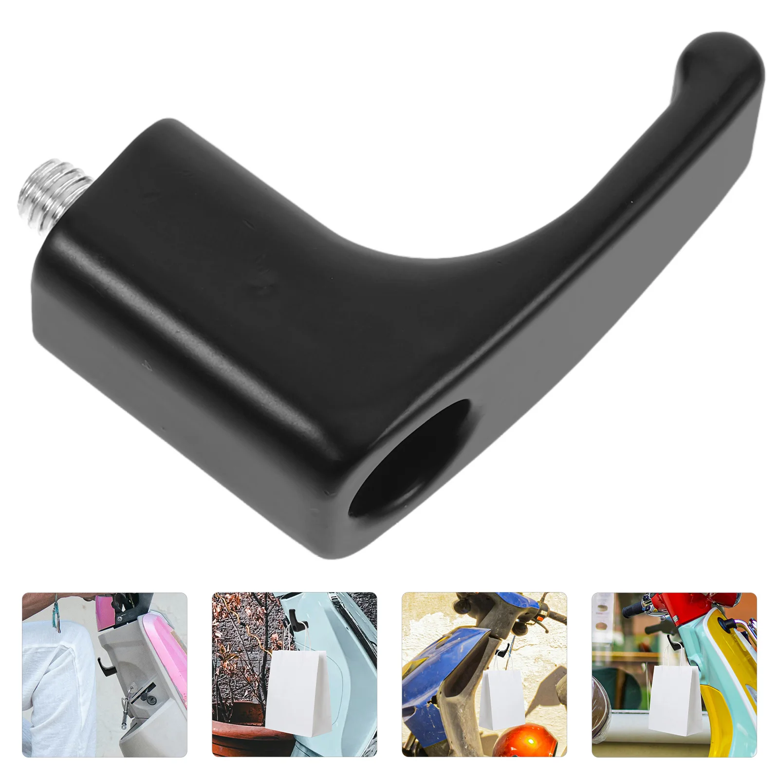 1 set gancio per bicicletta montato anteriore senza installazione trapano in lega di alluminio resistente per supporto per bici elettrica gancio per scooter