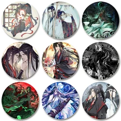 Mo Dao Zu Shi Round Brooch Clothing Lapel Pin Souvenir Soft Button  Decorative Hat Badge