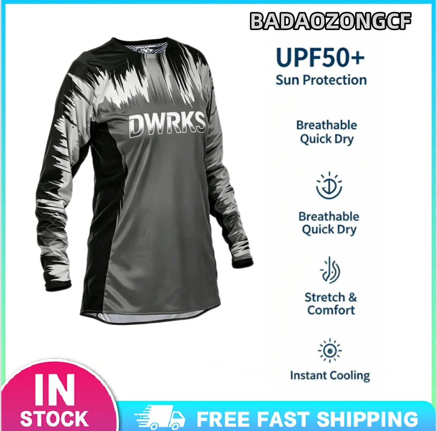 2026 Bicycle jersey women riding shirt mountain bike downhill jersey  enduro offroad  cycling shirt  motorcycle jersey mtb shirt