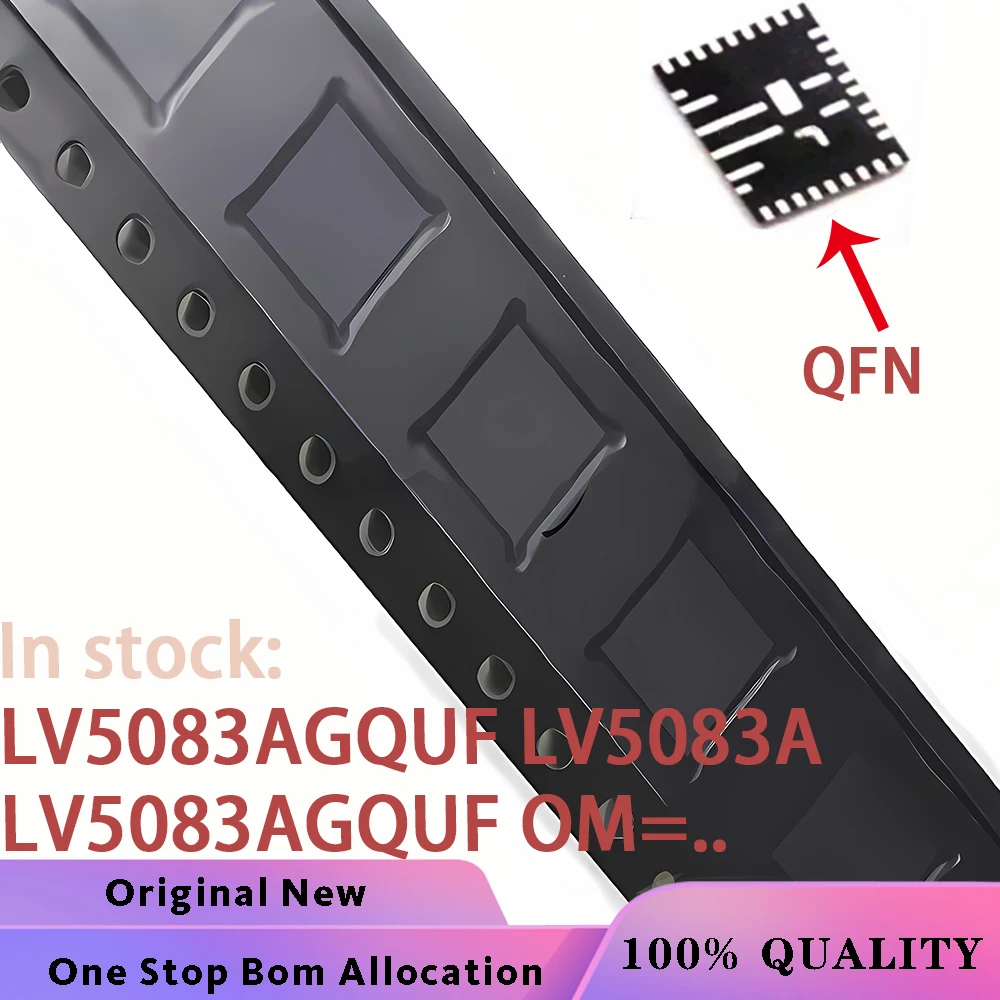 (1PCS)LV5083AGQUF (OM=..) QFN-36 Chipset