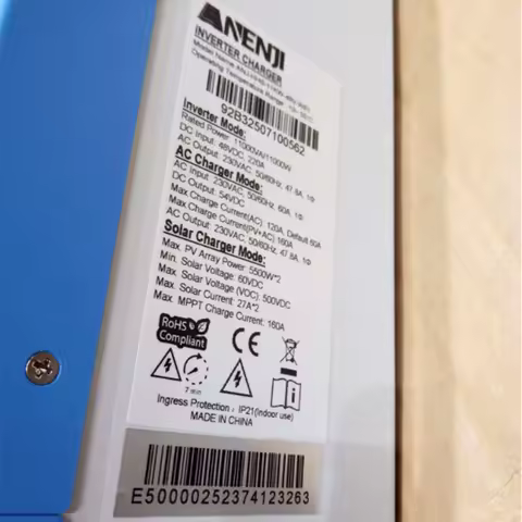 ANENJI 11KW 6.2KW 48V Solar Inverters 220V Hybrid On/Off Grid Tie Inverter MPPT Wifi inversor solar h&iacute;brido for PV Solar Panel