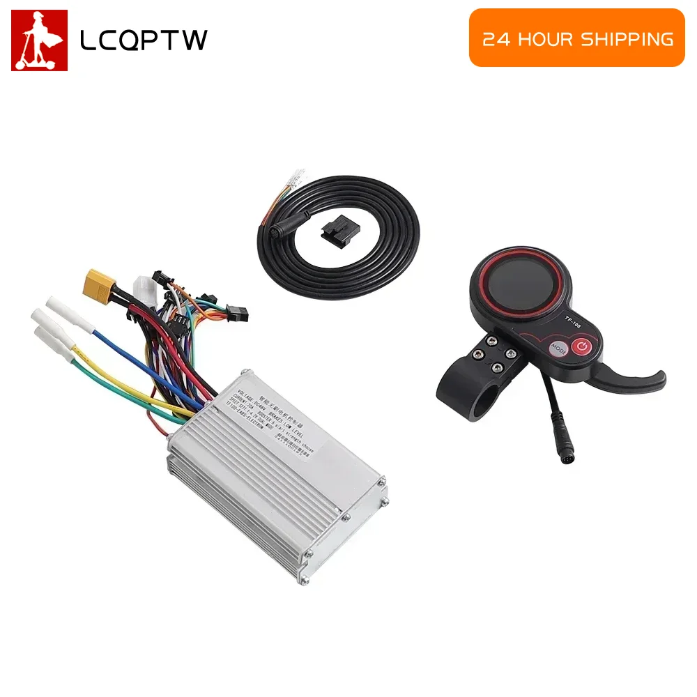 

48V 20A 25A Sine Wave Brushless Motor Universal Controller for Kugoo M4 Electric Scooter with 6Pin TF100 LCD Display Throttle