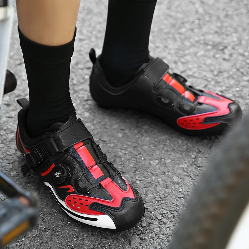 High Quality MTB Cycling Shoes Men Buckle Speed Bike Sneakers Women MTB Shoes Self-Locking Mountain Road Bicycle Shoes Spd Cleat