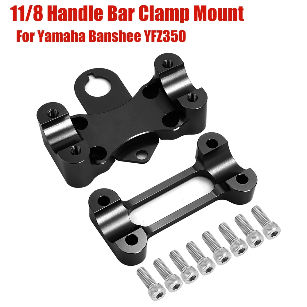 Handlebar Riser and Clamp Kits Handle Bar Conversion Back Move Mount For Yamaha Banshee YFZ350 YFZ 350 1987-2006