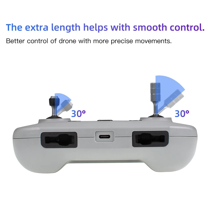 Para dji mavic 3/air 2/2s/mini 2/3/3pro drone RC-N1 controle remoto aumentar polegar rocker liga de alumínio joystick acessórios