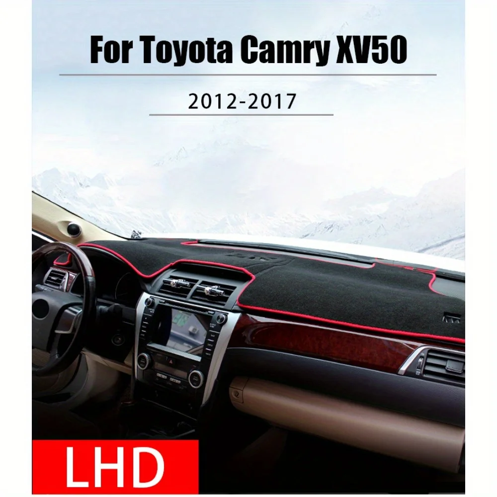For Toyota For Camry 50 XV50 2012 2013 2014 2015 2016 2017 Car Dashboard Cover Mat Sun Shade Cover view 6