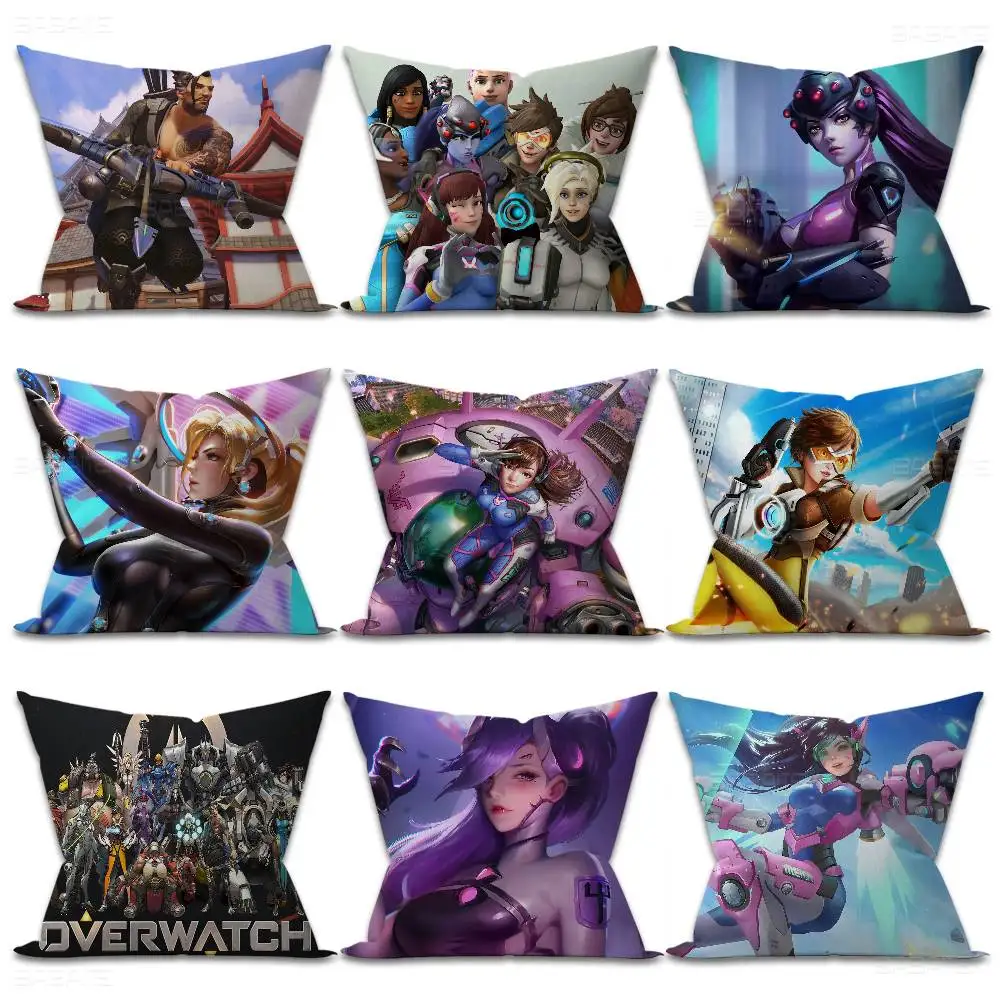O-Overwatch Lucky Dragon pillow cover sofa cushion cover home room decoration children gift
