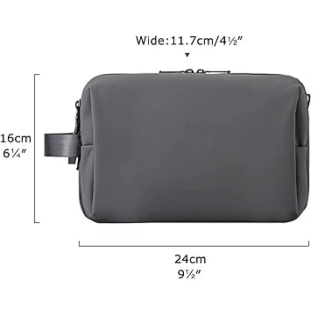 Bolsa de higiene pessoal para viagem, à prova d'água, leve, multifuncional, portátil, grande capacidade, separação seca e molhada, para mulheres