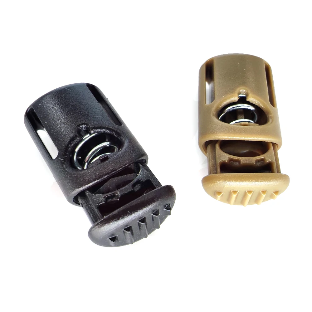 Adattatore per scheda fissa per comunicazione tattica PTT con fibbia fissa in corda elastica (1 paio)