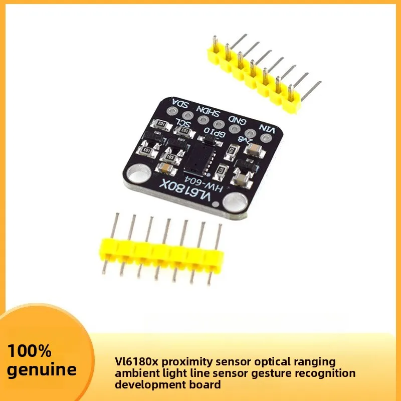VL6180X Optical Ranging Sensor Board with Gesture Recognition and Ambient Light Sensing
