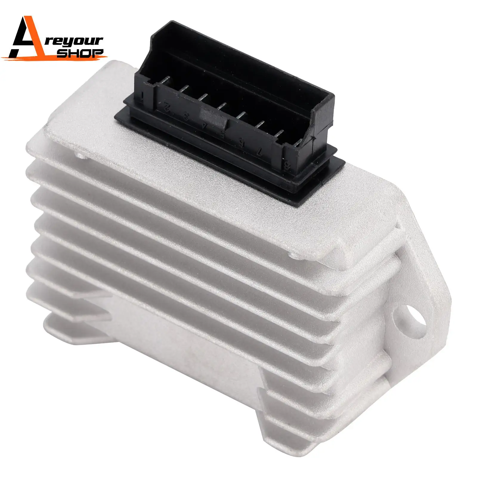 Regulador Rectificador de 8 Pines Areyourshop para Piaggio APE Liberty Free NRG Typhoon TPH Zip 50 2T