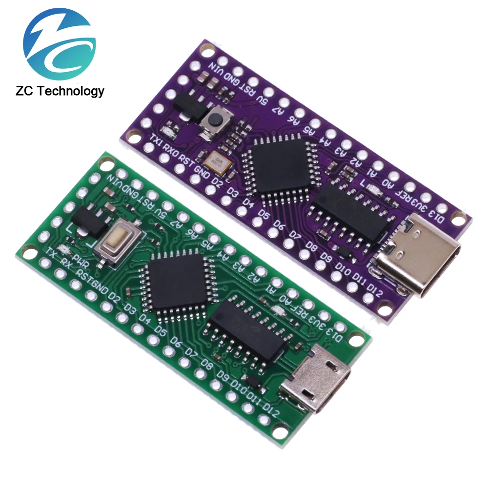 LGT8F328P-LQFP32 MiniEVB TYPE-C MICRO USB Compatible With ATMEGA328 Nano V3.0 LGT8F328P CH9340C / HT42B534-1 SOP16 For Arduino