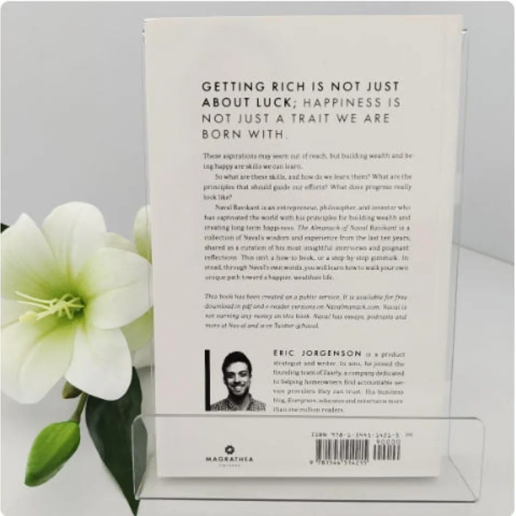 The Almanack of Naval Ravikant: A Guid To Wealth And Happiness English Book Paperback book None bíblia libro novel