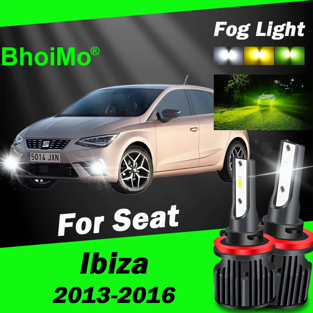 

BhoiMo для Seat Ibiza 2013-2016 передняя противотуманная фара светодиодная лампа 2014 2015