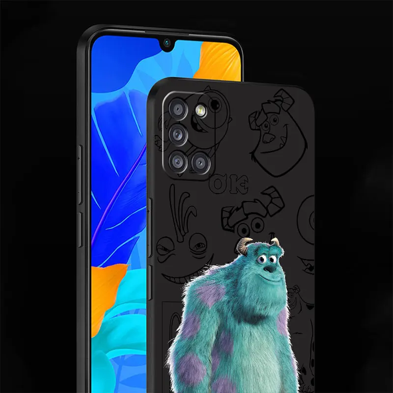 Disney Monster Jame Sullivan phone Cases for Samsung A55 A22 A14 5G case A12 A35 A54 A73 A70s A15 A24 4G funda Antiscratch cover