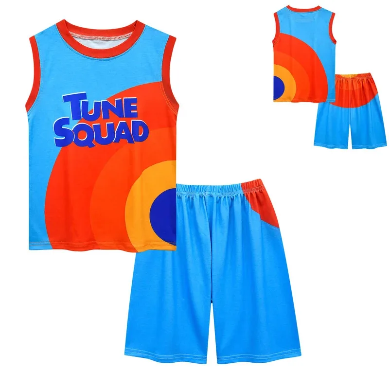 Space Jam 2 Jersey James Tune Squad camiseta de baloncesto chaleco pantalones cortos chándal Uniforme ropa conjunto deportivo
