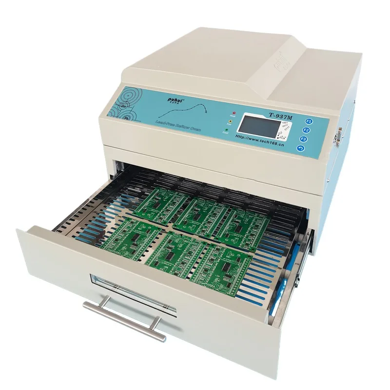 

PUHUI T-937M Reflow Furnace T937M Small intelligent high temperature Lead-free BGA SMD SMT rework station