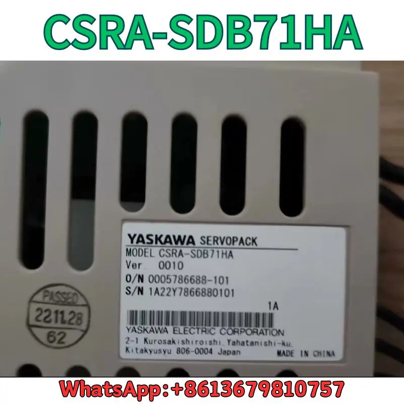 

second-hand Servo amplifier CSRA-SDB71HA test OK Fast Shipping