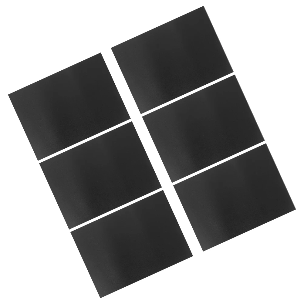 

6Pcs Magnetic Dry Erase Fridge Whiteboard Reusable Chalkboard for Household Notes Shopping List Message Board Dry Erase Magnets