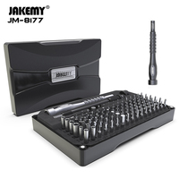 JAKEMY Screwdriver Set 106 in 1 Precision Repair Tool Magnetic Drill Bit Kit for Mobile Phone Watch PC Repair Household Tools