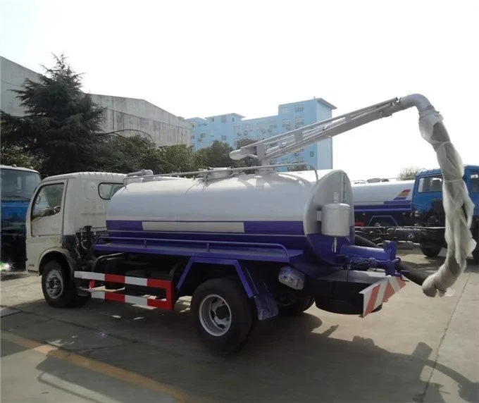 4000 Liter Small Vacuum Suction Septic tank Truck for Sale