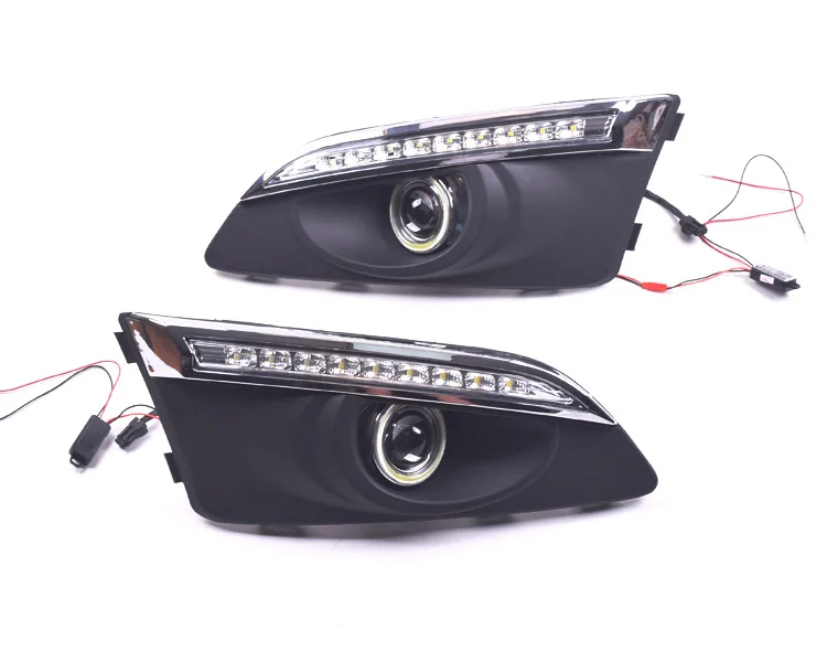 2X LED DRL Daytime Running Light Turning Signal Lamp Fog light Driving Bumper For Chevrolet AVEO 2011 2012 2013/14/15 Sonic 2015