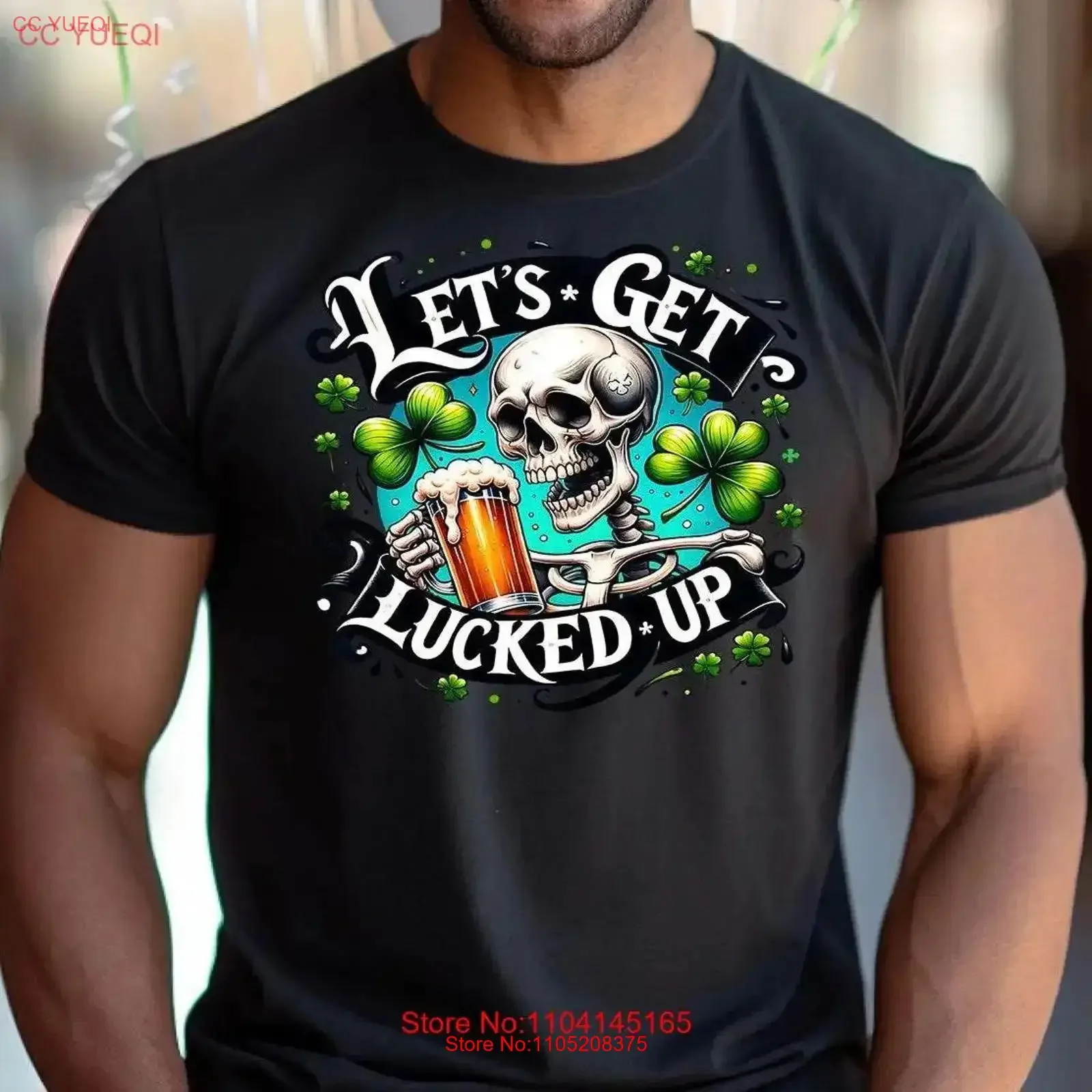 

Футболка Let's Get Lucked Up St Pattys Day Patricks Drinking Women Lets Cheetah винтажная стираная универсальная удобная дышащая футболка