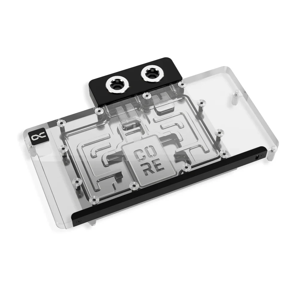 Alphacool Core GPU Water Block Compatible PowerColor Hellhound AMD Radeon RX 9070,Sapphire PULSE/Pure With Backplate