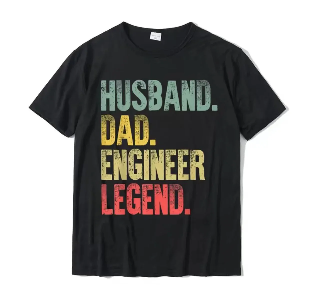 Funny Vintage Shirt Husband Dad Engineer Legend Retro T-Shirt  Women Tees Comfortable  Graphic Summer Short Sleeve T Shirt