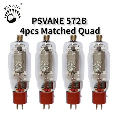 PSVANE 572B Vacuum Tube Replaces 572B HIFI Audio Valve Electronic Tube Amplifier Kit DIY Factory Test and Match Quad