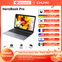 CHUWI HeroBook Pro Laptop 8GB RAM 256GB SSD Intel Celeron N4020 Dual Core 14.1 inch IPS Screen Windows 11 NoteBook Laptops