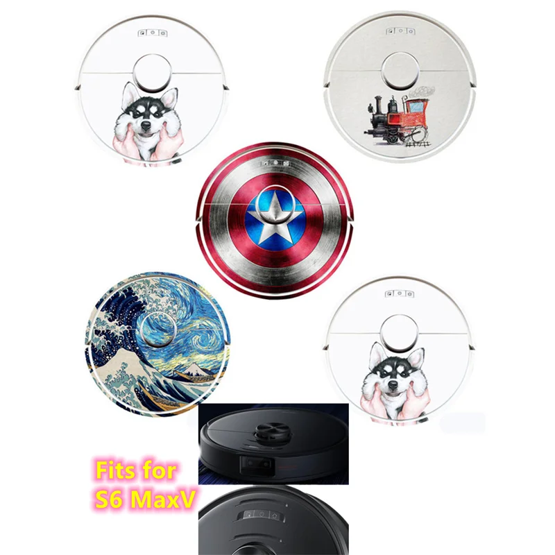 Robot Vacuum Cleaner Brush Sticker Film for xiaomi Roborock S6 MaxV Robotic Vacuum Cleaner Parts Accessories