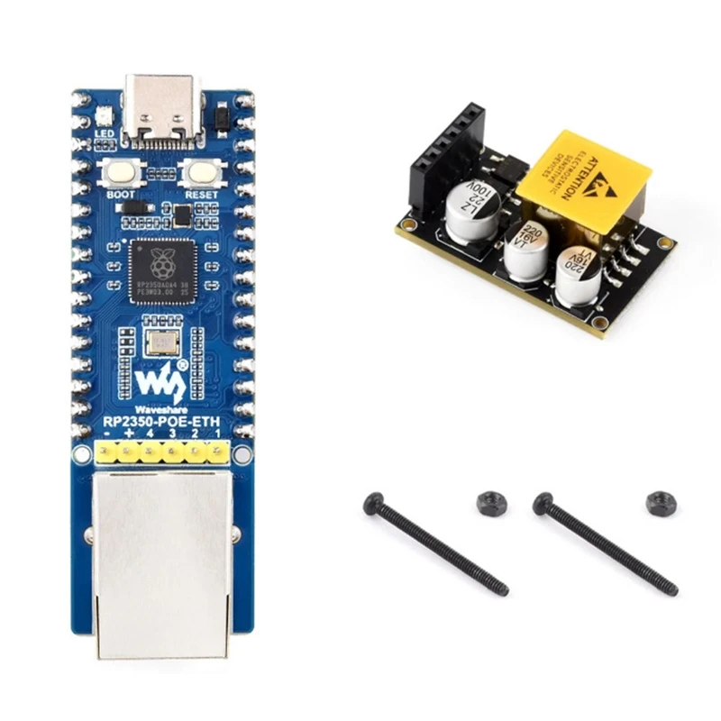 Data Logging Controller Board with RP2350 Ethernet, RJ45 Port and USB Power for Project Coding and Device Work 448A