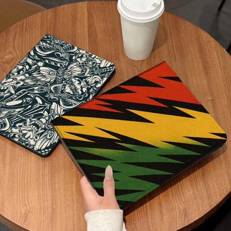 

Colorful Lightning Pattern Art Gift Tablet Case For Lenovo Xiaoxin Legion Pad Tab Pro GT Y700 Gen4 2 11 P11 M10 K10 3rd Plus Gen