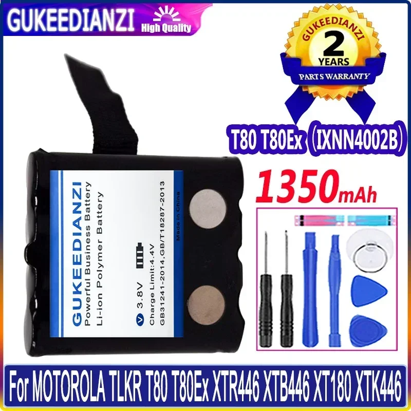 GUKEEDIANZI Replacement Battery for MOTOROLA TLKR T80 T80Ex XTR446 XTB446 XT180 XTK446 TLKR T61 T81 T5 T6 T7 T8 T50 T60 Radio