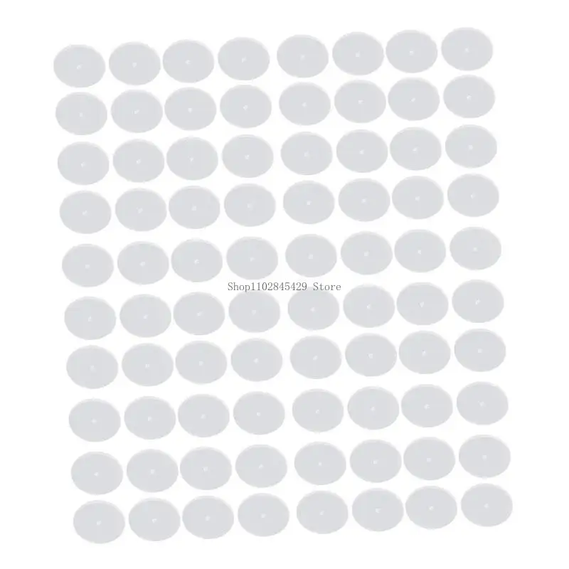 

100 Pieces Silicone Piercing Discs Accessory for Preventing Ear Growths And Ensuring Comfort With Soft Materials