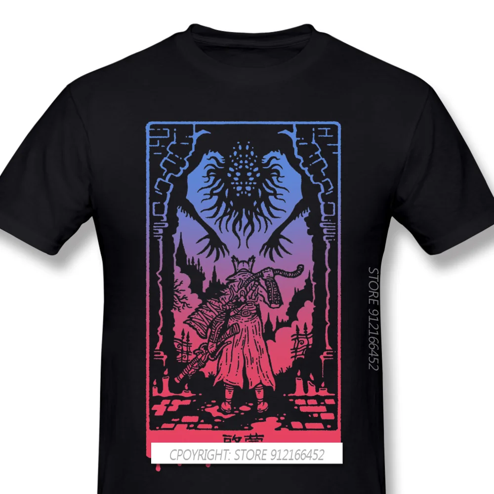 Bloodborne Halloween Horrible Games 2024 Popular New Arrival T-Shirts ENLIGHTENMENT Unique Design O-Neck Cotton For Men