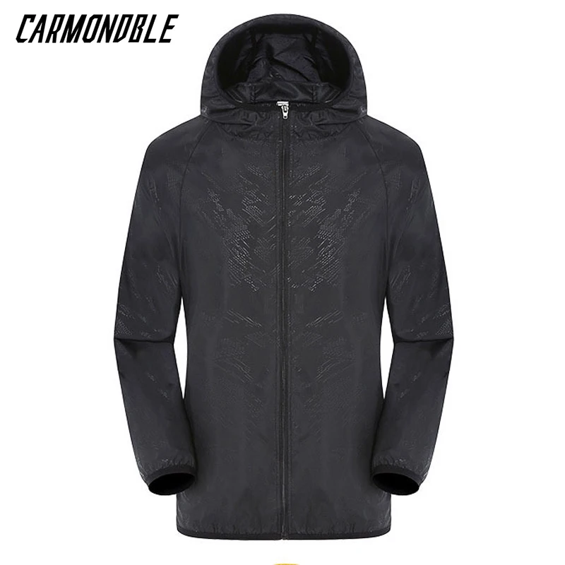

CARMONDBLE Mountain Bike Cycling Sunscreen Clothing Unisex UV Resistant Thin Coats Hooded MTB Bicycle Sun Protection Jackets